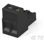 TE Connectivity-796641-2 Steckverbinder, Klemmenblöcke Conn Eurostyle Block F 2 POS 5mm Screw RA Cable Mount 15A/Contact Box