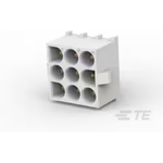 Conn Shrouded Header (4 Sides) HDR 9Power POS 6.35mm Solder ST Thru-Hole Bag