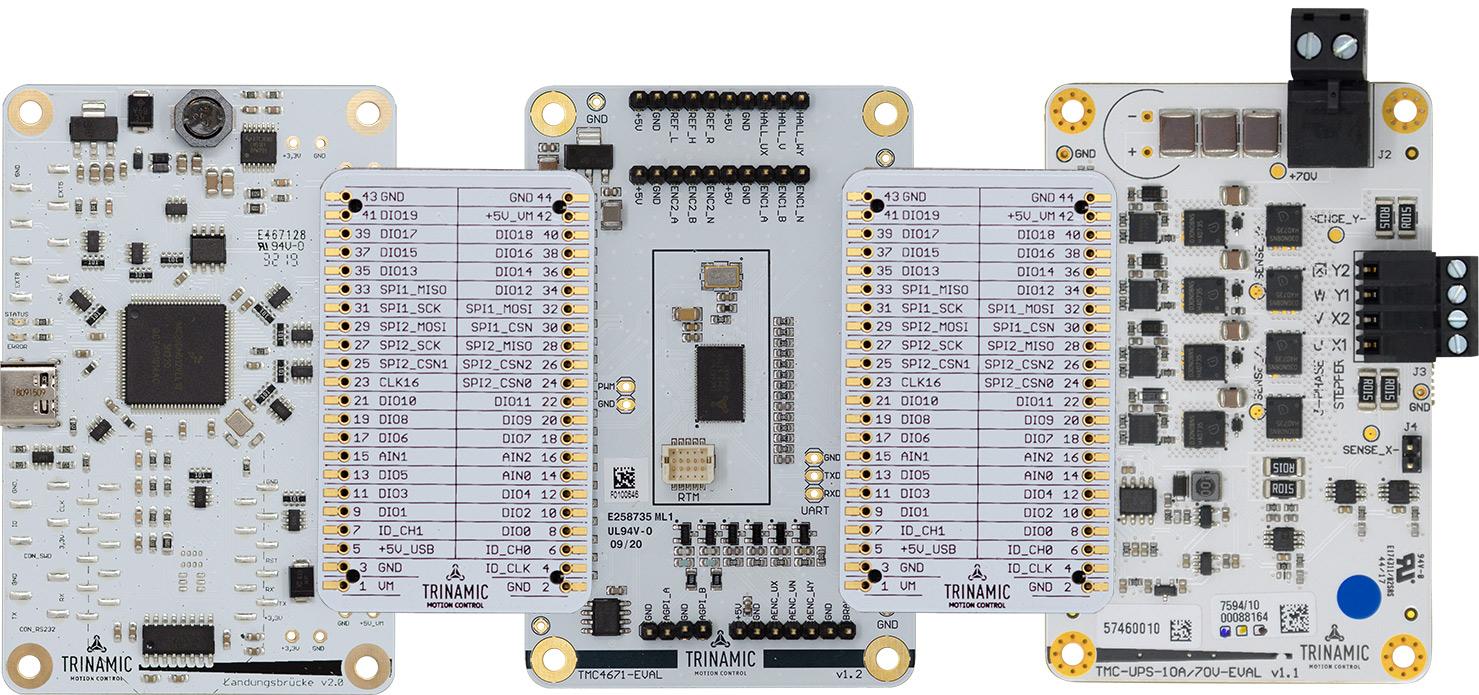 Analog Devices-TMC4671-10A70V-EV-KIT Energiemanagement, Entwicklungsplatinen und -kits TMC4671-LA Motion Motor Control Evaluation Kit