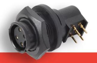 Switchcraft-EN3P6FRAPCX Steckverbinder, rund Conn Circular SKT 6 POS Solder RA Thru-Hole 6 Terminal 1 Port