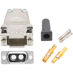 Conn Combo D-Sub M/F 2Power POS Crimp ST Cable Mount 1 Port FCT Products Bag