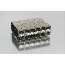 Molex-0754515001 Connector Telephone and Telecom Conn SFP RCP 240 POS 1.6mm Press Fit RA Thru-Hole 240 Terminal 12 Port Tray