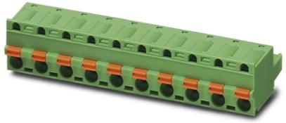 PHOENIX CONTACT-1939633 连接器接线板 Conn Terminal Block F 2 POS 7.62mm Push-In Spring ST Cable Mount 12A Cardboard