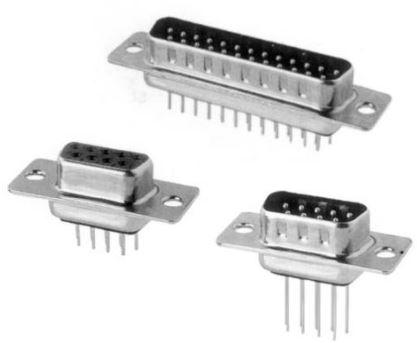 ADAM TECH-DB25-SE-1-BL Steckverbinder, D-Sub Conn D-Sub SKT 25 POS 1.38mm Wire Wrap ST Thru-Hole 25 Terminal 1 Port Tray