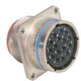 Amphenol-MS3470W24-61PW Connector Circular Conn Circular PIN 61 POS Crimp ST Wall Mount 61 Terminal 1 Port