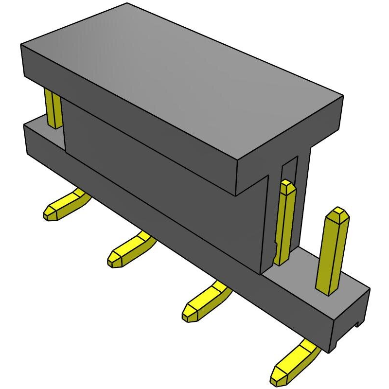 Samtec-TMM-108-01-G-S-SM-P Steckverbinderleisten und Leiterplattenbuchsen Conn Unshrouded Header HDR 8 POS 2mm Solder ST Top Entry SMD Tube