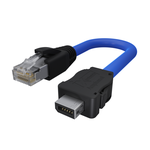 Cable Assembly Ethernet 2m 26AWG IX to RJ-45 10 to 8 POS M-M Crimp-Crimp ix Industrial™ Bag