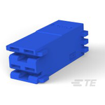 Conn Housing RCP 2 POS 5mm Crimp ST Cable Mount Blue Package