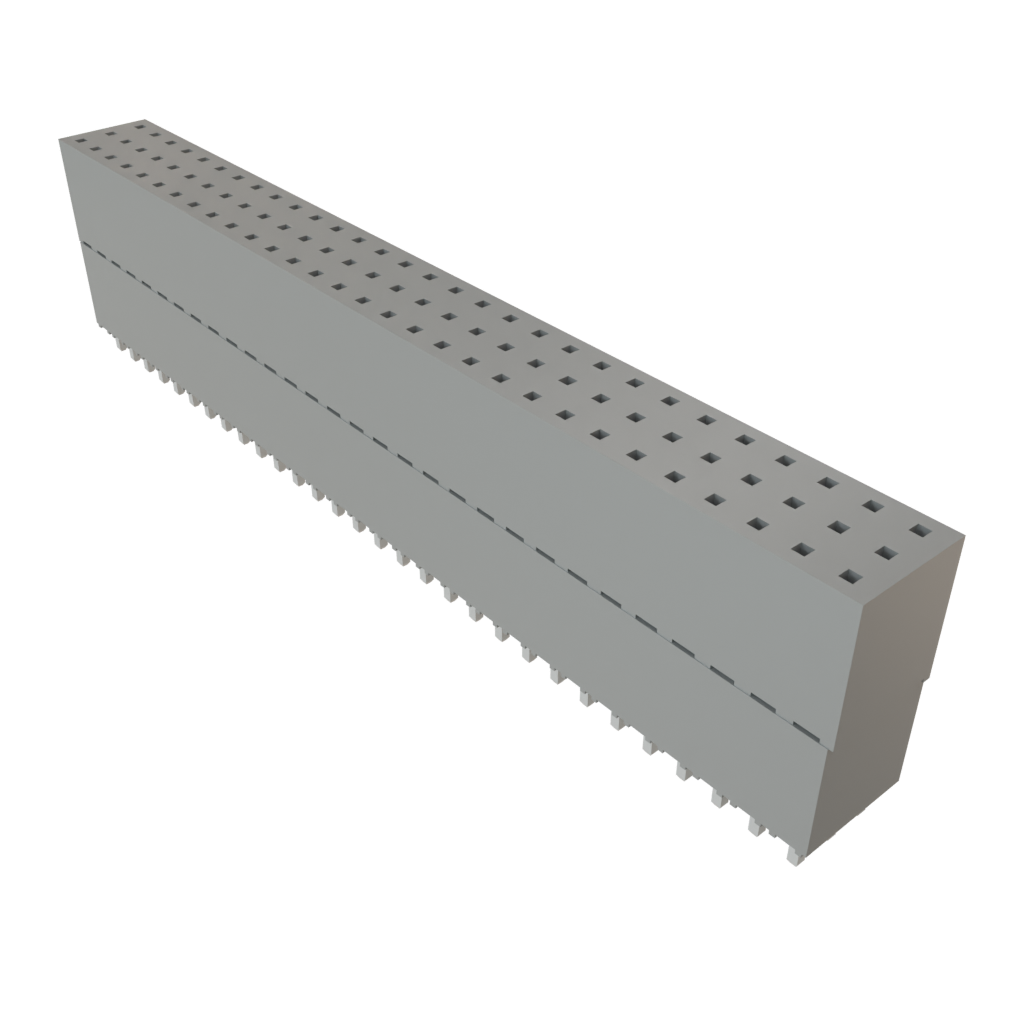 Samtec-ESQ-130-33-L-T Steckverbinderleisten und Leiterplattenbuchsen Conn Elevated Socket SKT 90 POS 2.54mm Solder ST Top Entry Thru-Hole Tube