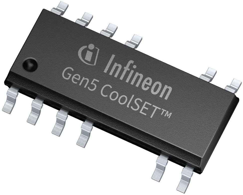 Infineon Technologies AG-ICE5QR0680BGXUMA1 AC-DC-Umschaltkonverter AC to DC Switching Converter Flyback 10.5V T/R 12-Pin DSO
