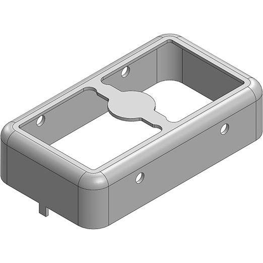 Masach Tech-MS210-10F null 21 x 12 x 5mm Two-piece Drawn-Seamless RF Shield/EMI Shield FRAME (CRS)