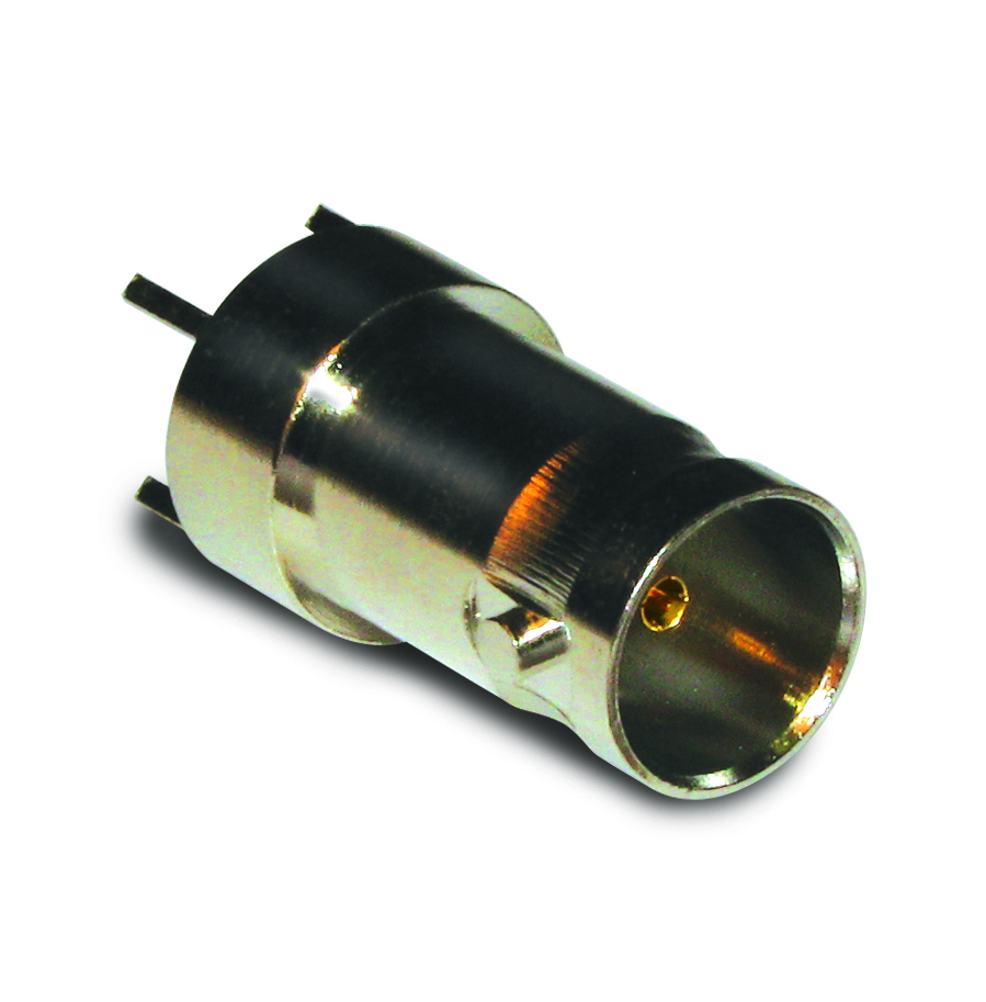 Amphenol RF-11251575 RF-Steckverbinder Conn BNC 0Hz to 4GHz 75Ohm Solder ST Thru-Hole RCP Gold
