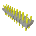 Conn Unshrouded Header HDR 20 POS 2.54mm Solder ST Top Entry Thru-Hole Bulk