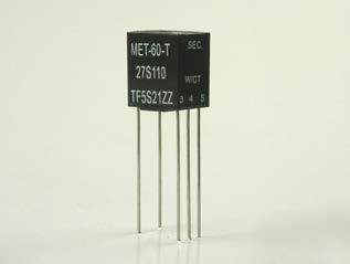 Triad Magnetics-MET-60-T Audio Transformers Audio Transformer 1:1CT 1500Vrms 10.5Ohm Prim. DCR 10.8Ohm Sec. DCR 5 Terminal Pin Thru-Hole