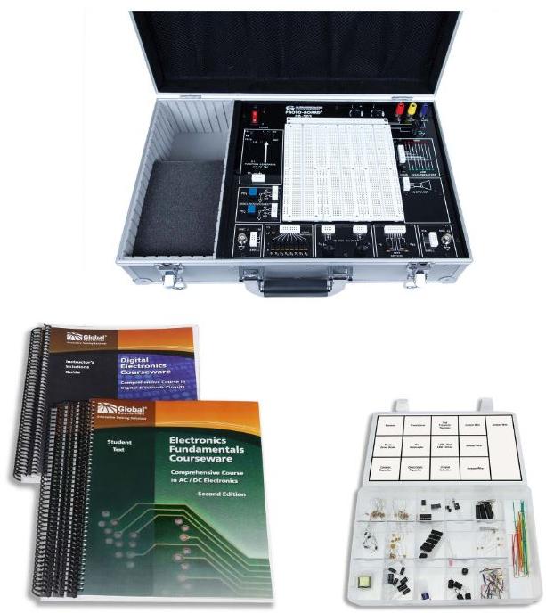 Global Specialties-PB-503CLAB Verschiedene Produkte Desktop Analog And Digital Design Trainer With Case And Courseware