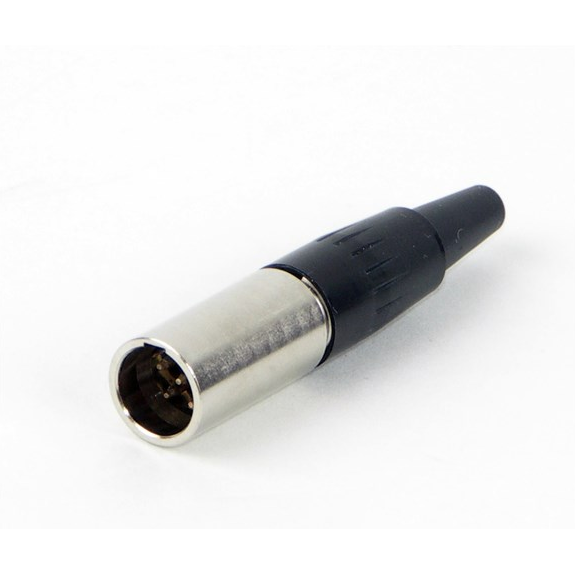 Switchcraft-TA5MX Connector Audio and Video Conn Mini XLR Connector M 5 POS Solder ST Cable Mount 5 Terminal 1 Port