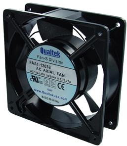 Qualtek Electronics-FAA1-12038NBJT31-A Gebläse und Lüfter AC Fan Axial Ball Bearing 115V 91.2CFM/103.5CFM 42.6dB/47dB 119.5 X 119.5 X 38.5mm Bulk