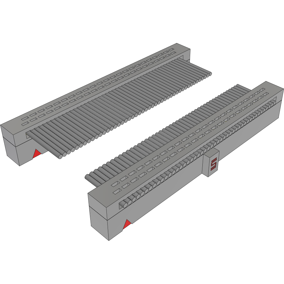Samtec-FFSD-23-D-05.00-01-N Flachband Kabelbaugruppen Cable Assembly 0.127m 30AWG 1.27mm 46 to 46POS IDC Connector to IDC Connector F-F TIGER EYE™ Bulk