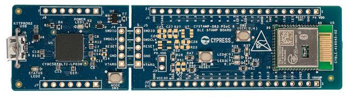 Infineon Technologies AG-CY8CPROTO-063-BLE Cartes et kits de développement RF/sans fil CYBLE-416045-02 Bluetooth Evaluation Board