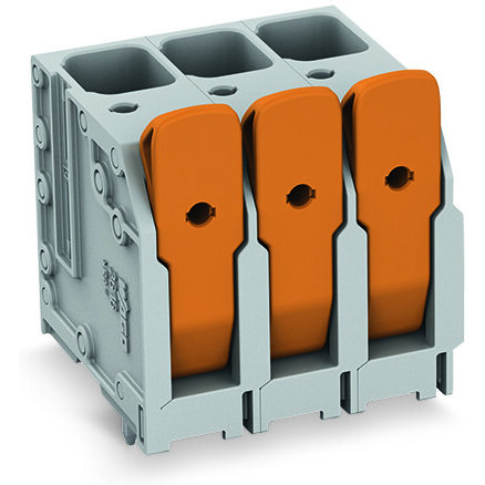 WAGO-2616-3103/020-000 Blocchi terminali connettore Conn Terminal Block 3 POS 10mm Solder Thru-Hole 76A Box