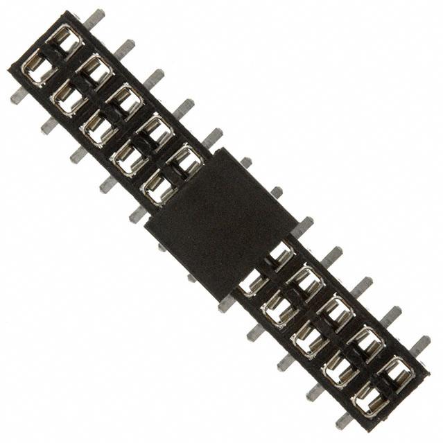 3M-153224-2000-RB-WD Connector Headers and PCB Receptacles Conn Socket Strip SKT 24 POS 2mm Solder ST Top Entry SMD T/R