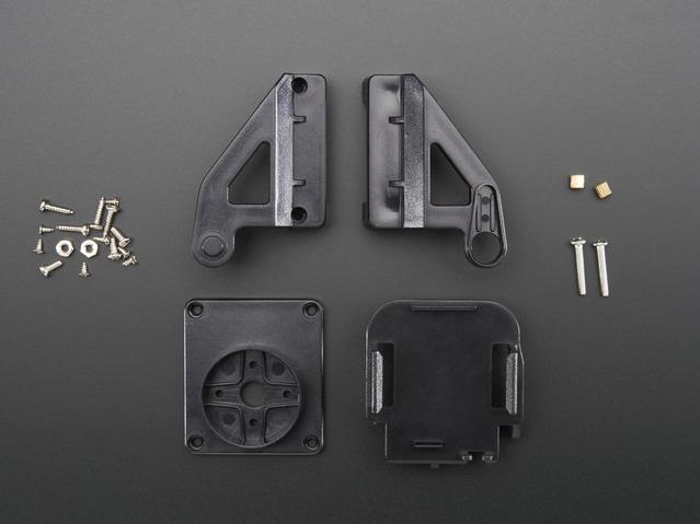 Adafruit Industries-1968 Prodotti vari Unassembled Mini Pan-Tilt Kit ,Without Micro Servos