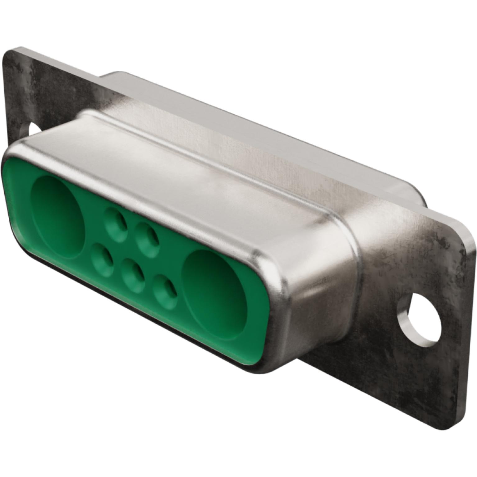 Molex-1731070095 Connector D-Subminiature Conn D-Sub F 5Signal/2Cavity POS 1.37mm Solder RA Thru-Hole 7 Terminal 1 Port Carton