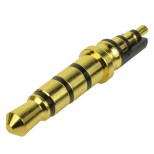 Same Sky (formerly CUI Devices)-SP-3544G Raccordement audio et vidéo Conn 3.5MM Stereo Plug PL 4 POS Solder ST Cable Mount 4 Terminal 1 Port