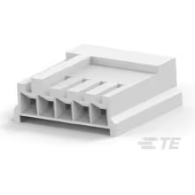 TE Connectivity-171822-5 Einzeladersteckverbinder, Gehäuse Conn Housing RCP 5 POS 2.5mm Crimp ST Cable Mount Natural Bag