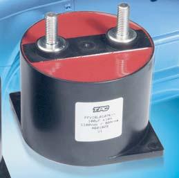 KYOCERA AVX Components Corporation-FFWE6U0107KJ7 Película del capacitor Cap Film 100uF 1200V PP 10%( 84.5 X 64mm) Screw Mount Screw Plastic Cylindrical Can 105°C