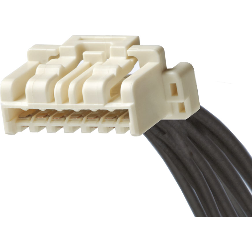 Molex-151350703 Andere Kabelbaugruppen Cable Assembly UL 1061 0.3m 24AWG Wire to Board to Wire to Board 7 to 7 POS M-M Crimp CLIK-Mate Bag