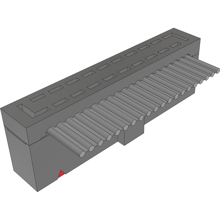Samtec-HCSD-10-S-06.00-01-N Flachband Kabelbaugruppen Cable Assembly 0.15m 28AWG 2.54mm 20 POS IDC Connector F Bulk