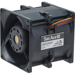 DC Fan Axial Ball Bearing 12V 10.8V to 13.2V 194CFM 80dB 80 X 80 X 80mm