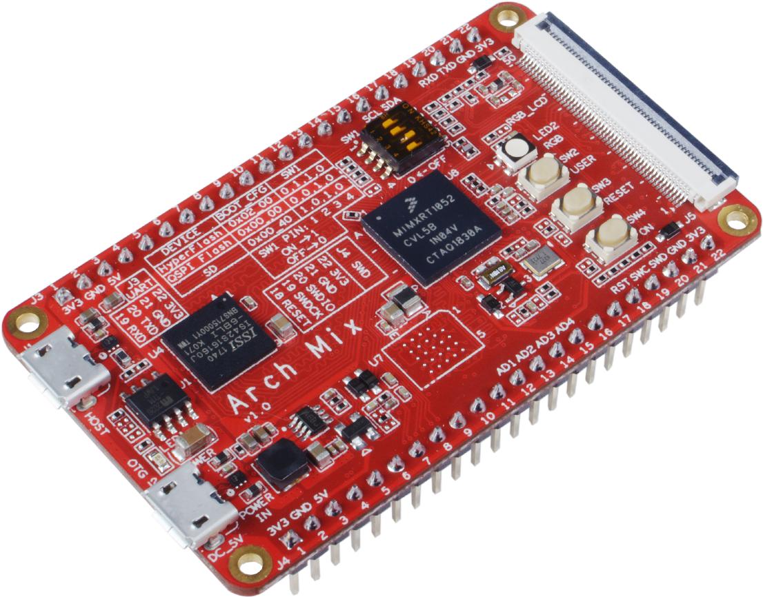 Seeed Technology Co.,Ltd-102080027 Embedded System Development Boards and Kits I.MX RT1052 Application Processor and SOC Development Board 600MHz CPU 32MB RAM 8MB/64MB Flash/SPI Flash