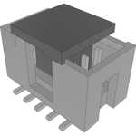 Conn Shrouded Header (4 Sides) HDR 10 POS 2.54mm Solder ST Top Entry SMD T/R