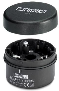 PHOENIX CONTACT-2700092 Steckverbinderzubehör Connector Accessories Connection Element Straight Glass Filled Polyamide Black