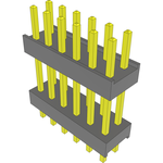 Conn Board Stacker HDR 12 POS 2.54mm Solder ST Top Entry Thru-Hole Bulk