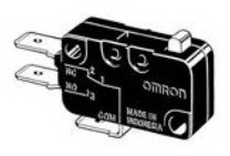 Omron-D3V-01-1A4-K Schnappschalter Switch Snap Action N.O./N.C. SPDT Pin Plunger 0.1A 125VAC 30VDC 0.98N Screw Mount Solder
