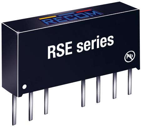 RECOM Power-RSE-2405S/H2 Convertidor de CC a CC y módulo del regulador de conmutación Module DC-DC 24VIN 1-OUT 5V 0.4A 2W 7-Pin SIP Module Tube