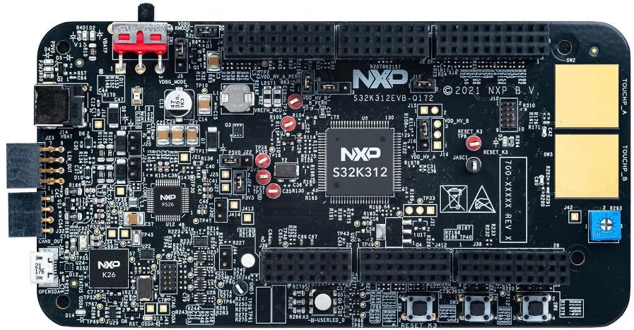 NXP Semiconductors-S32K312EVB-Q172 Placas y kits de desarrollo del sistema integrado S32K312 Microcontroller Evaluation Board Flash Win