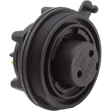 Bulgin Components PLC-PXV0735/S Steckverbinder, rund Conn Circular SKT 2 POS Screw ST Panel Mount 2 Terminal 1 Port