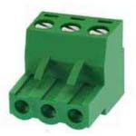 Eaton-EM351603 Steckverbinder, Klemmenblöcke Conn Pluggable Mini Terminal Blocks F 3 POS 7.62mm Screw RA Cable Mount 16A
