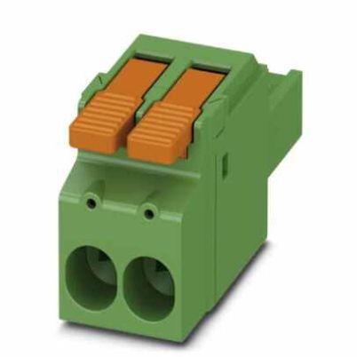 PHOENIX CONTACT-1716921 Steckverbinder, Klemmenblöcke Conn Terminal Block F 2 POS 7.62mm Push-In RA Cable Mount 41A Cardboard