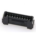 Conn Shrouded Header (4 Sides) HDR 10 POS 1.25mm Solder RA Side Entry SMD Micro-Lock Plus T/R