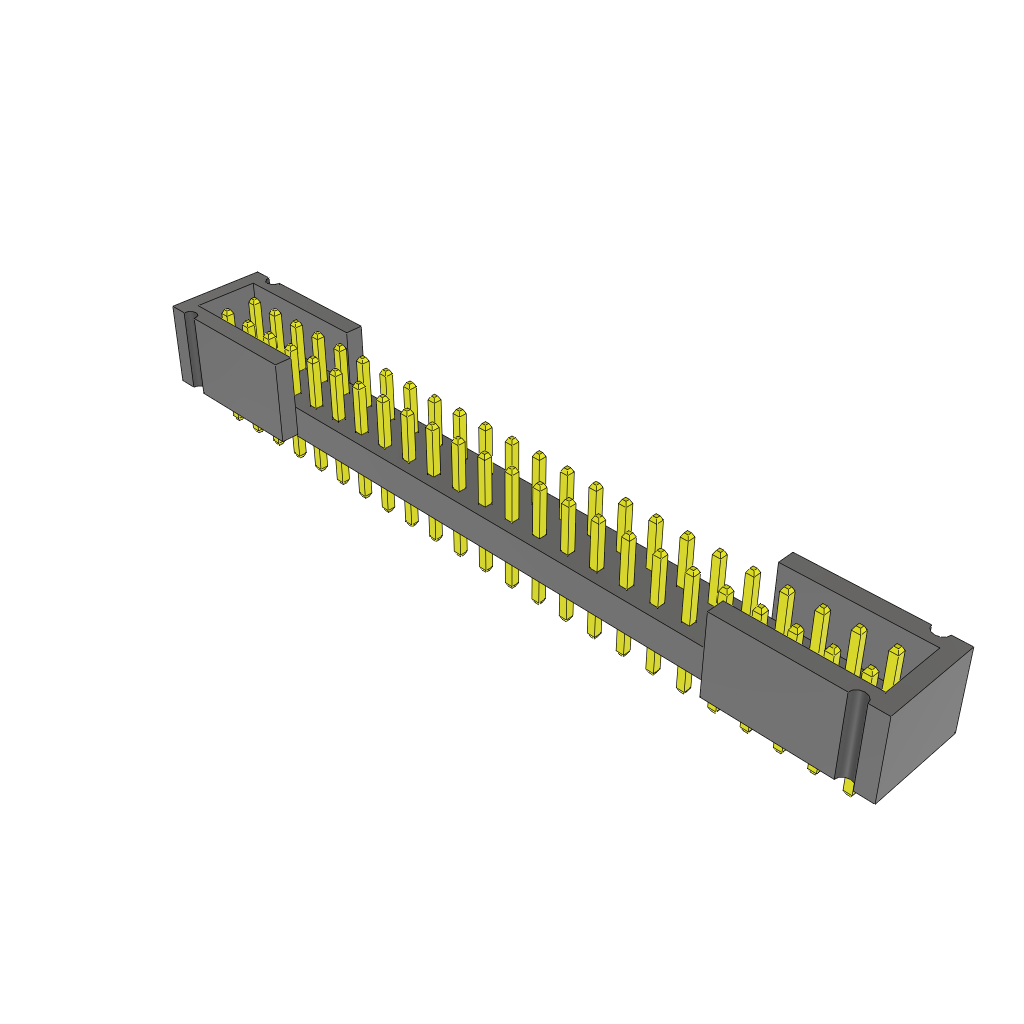 Samtec-TMMH-124-01-S-D-ES Steckverbinderleisten und Leiterplattenbuchsen Conn Shrouded Header HDR 48 POS 2mm Solder ST Top Entry Thru-Hole Bulk