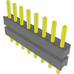 Conn Board Stacker HDR 8 POS 2.54mm Solder ST Top Entry Thru-Hole Bulk