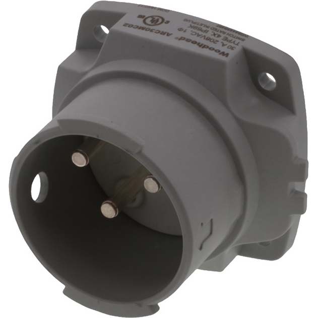 Molex-ARC30MC02 Potenza del connettore Conn Power PL 2Power/1Ground POS ST Panel Mount 3 Terminal 1 Port ArcArrest