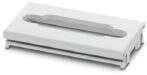 PHOENIX CONTACT-ICS25-F45D15-7035 null DIN Rail Housing, ICS Filler, With D-Sub 15 Function Cutout, Width 25 mm, Height 7 mm, Depth 45 mm, Color Light Gray (7035)