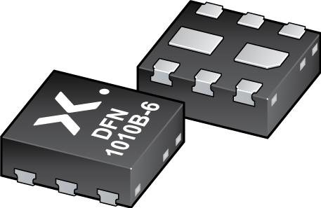 Nexperia-PQMD12Z Digital-BJT Trans Digital BJT NPN/PNP 50V 0.1A 350mW 6-Pin DFN-B EP T/R Automotive AEC-Q101