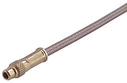 HUBER+SUHNER-11_MMCX-50-1-1/111_OE RF-Steckverbinder Conn MMCX 0Hz to 6GHz 50Ohm Crimp ST Cable Mount M Gold Over Nickel Single